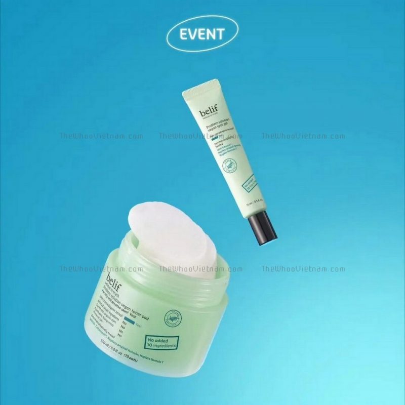 Chấm mụn Belif Problem Solution Vegan Spot Gel