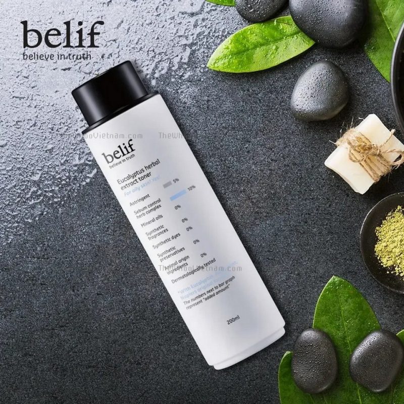 Nước Hoa Hồng Khuynh Diệp Belif Eucalyptus Herbal Extract Toner