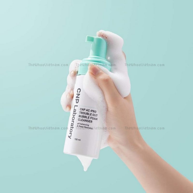 Sữa rửa mặt CNP Laboratory AC-PRO Trouble Out Bubble Foam Cleanser