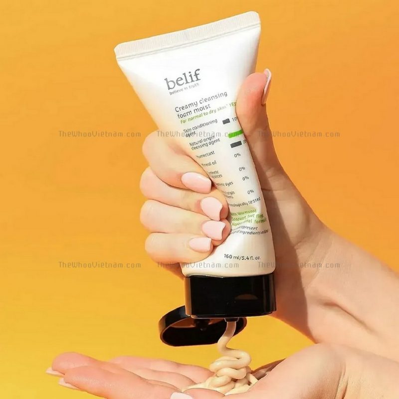 Sữa Rửa Mặt Thảo Dược Belif Creamy Cleansing Foam Moist