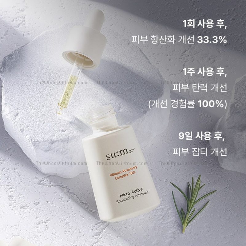 Tinh Chất Trắng Da Su:m37 Micro Active Brightening Ampoule 15ml